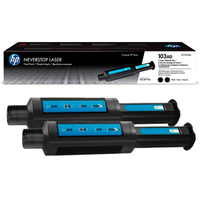 HP 103AD W1103AD ORJ�NAL S�YAH TONER 2LI PAKET