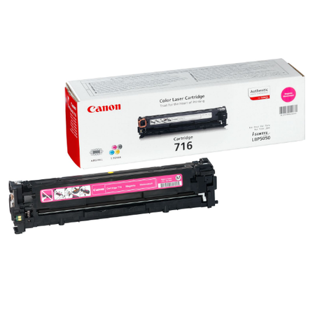 Canon 716M Magenta Toner - Canon I-SENSYS LBP5050 - MF8030 - MF8040 - MF8050 - MF8080 Orjinal Magenta Toner