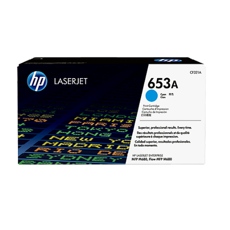 HP 653A CF321A - Color LaserJet M680 Orjinal Mavi Toner