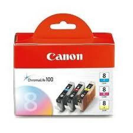 Canon CLI-8 CMY Mrekkep Kartu Multipack