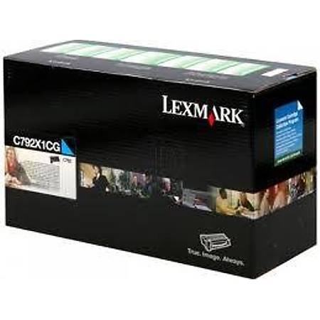 Lexmark C792X1CG Toner Cyan (20,000 Sayfa)