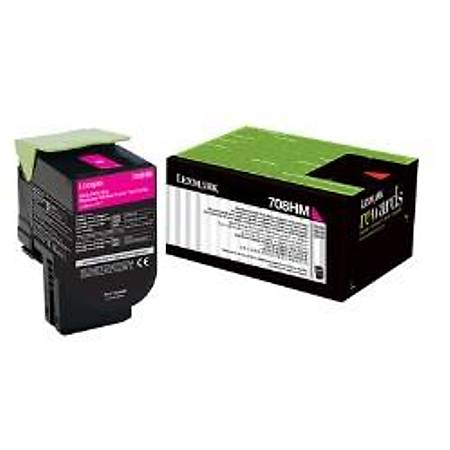 Lexmark 70C8HM0 - Lexmark Lexmark CS310, CS410, CS510 Orjinal Magenta Toner 3000Page