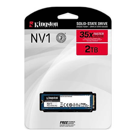2TB KINGSTON NV1 2100/1700MB/s SNVS/2000G M.2 NVMe SSD