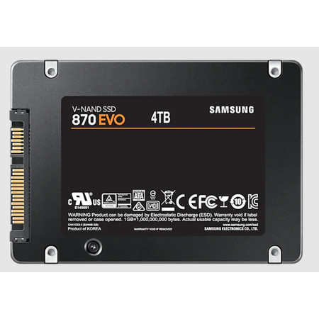 4TB SAMSUNG 870 EVO 560/530MB/s MZ-77E4T0BW SSD