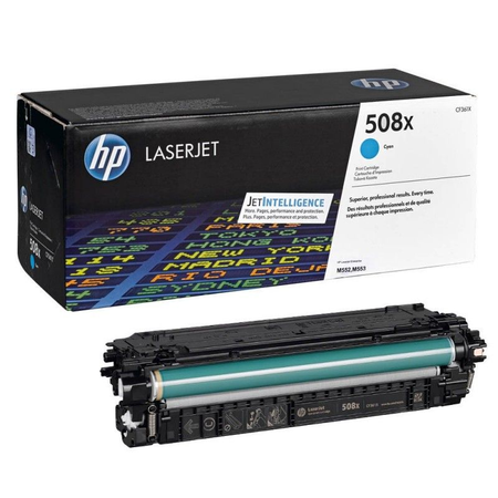 HP 508X CF361X - HP LaserJet Enterprise M552 - M553 - M577 Orjinal Mavi Toner