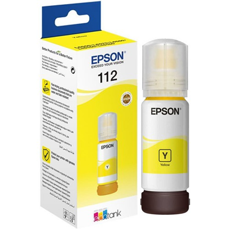 EPSON 112 C13T06C44A ECOTANK 112 Orjinal Sarı Mürekkep
