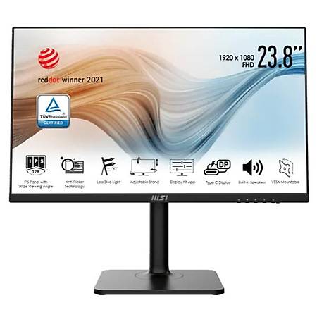 23.8 MSI MODERN MD241P IPS FHD 5MS 75HZ HDMI TYPE-C