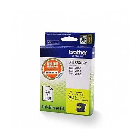 Brother Brother LC535XL-Y Sar Kartu