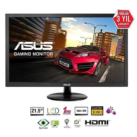 21.5 ASUS VP228HE FHD LED 1MS HDMI VGA
