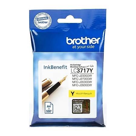 Brother LC3717Y 550 Sayfa Sar kARTU