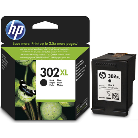 HP 302XL F6U68AE ORJINAL SIYAH KARTU