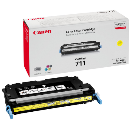 Canon 711Y Toner - Canon I-SENSYS MF9220 - MF9170 - MF9280 - MF9130 - MF8450 - LBP5300 - LBP5360 Orjinal Sar Toner