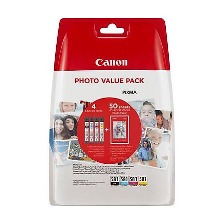 Canon CLI-581 C/M/Y/BK PHOTO VALUE PACK 2106C005