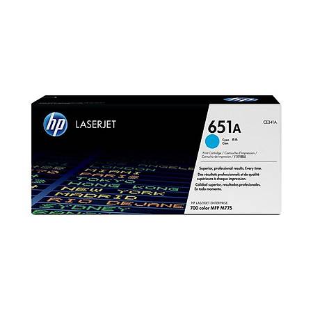 HP CE341A Cyan Toner Kartu (651A)