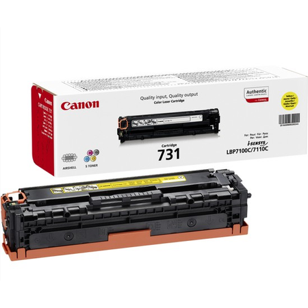 Canon 731Y Toner - Canon CRG-731 Orjinal Sar Toner