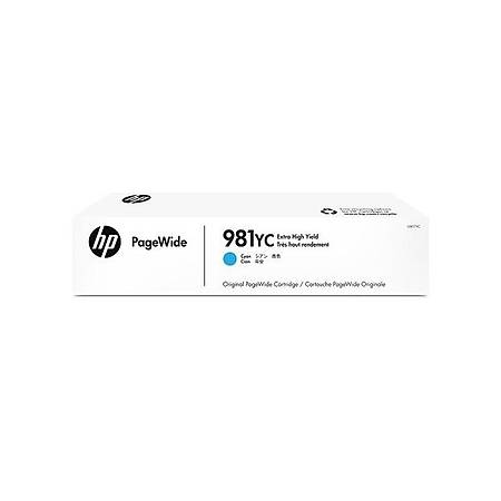 HP L0R17YC Ekstra Yksek Kapasite Cyan Taahhtl PageWide Kartu (981YC)