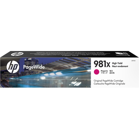 HP 981X L0R10A - PageWide Enterprise Color 556 - 586 Orjinal Magenta Kartuş