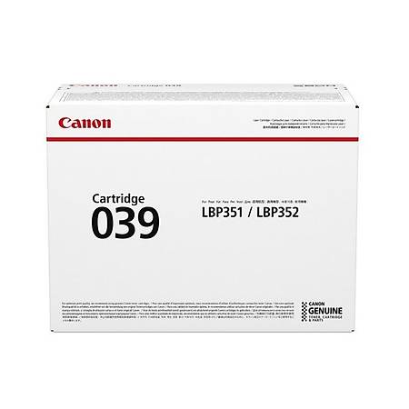 Canon 039 BK Toner Kartu 0287C001