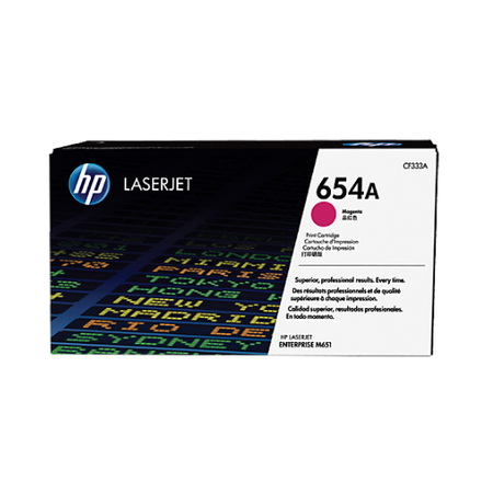 HP 654A CF333A - Color LaserJet M651 Orjinal Magenta Toner