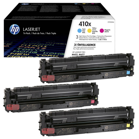 HP 410X CF252XM - Hp CF252XM CMY (CF411X - CF412X - CF413X ) ORJINAL RENKL SET 3RENK