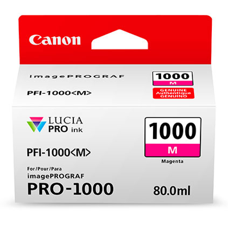 Canon PFI-1000M - Canon Pro-1000 Magenta Kartu