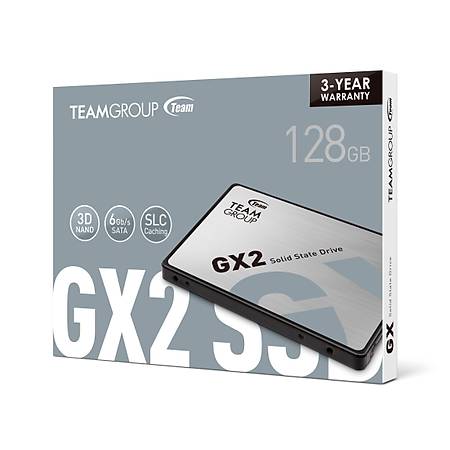 TEAM GX2 128 GB SSD 2,5"  SATA3 SSD DISK 500-320 MB/s (T253X2128G0C101)