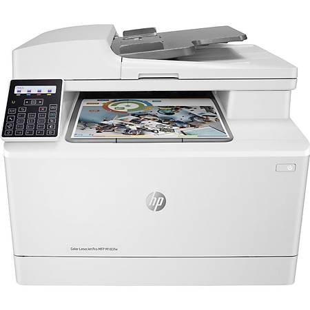 HP LaserJet Pro M183FDW 7KW56A Wi-Fi + Tarayc + Fotokopi + Faks Renkli ok Fonksiyonlu Lazer Yazc