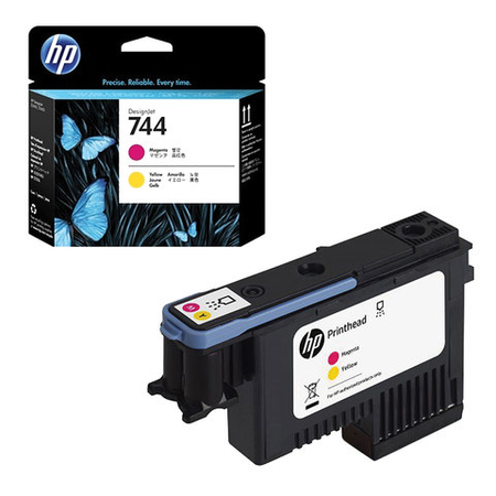HP 744 F9J87A Magenta - Sar Orjinal Bask Kafas