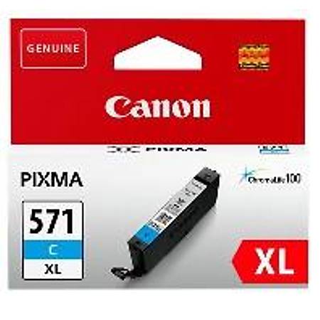 Canon CLI-571XL Cyan Mrekkep Kartu - 0332C001AA