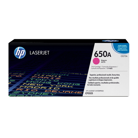HP 650A CE273A - Color LaserJet Enterprise M750 - CP5525 Orjinal Magenta Toner