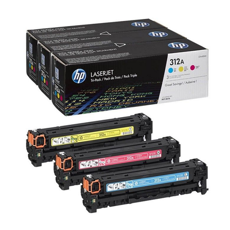 HP 312A CF440AM - Hp M476DN - M476DW - M476NW Orjinal Renkli Set (CF381A-CF382A-CF383A)