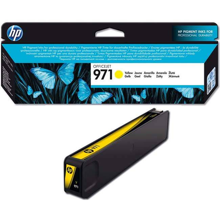 HP 971 Sarı Kartuş - HP 971 CN624A Orjinal Kartuş