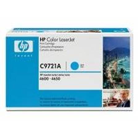 HP C9721A Cyan Toner Kartu