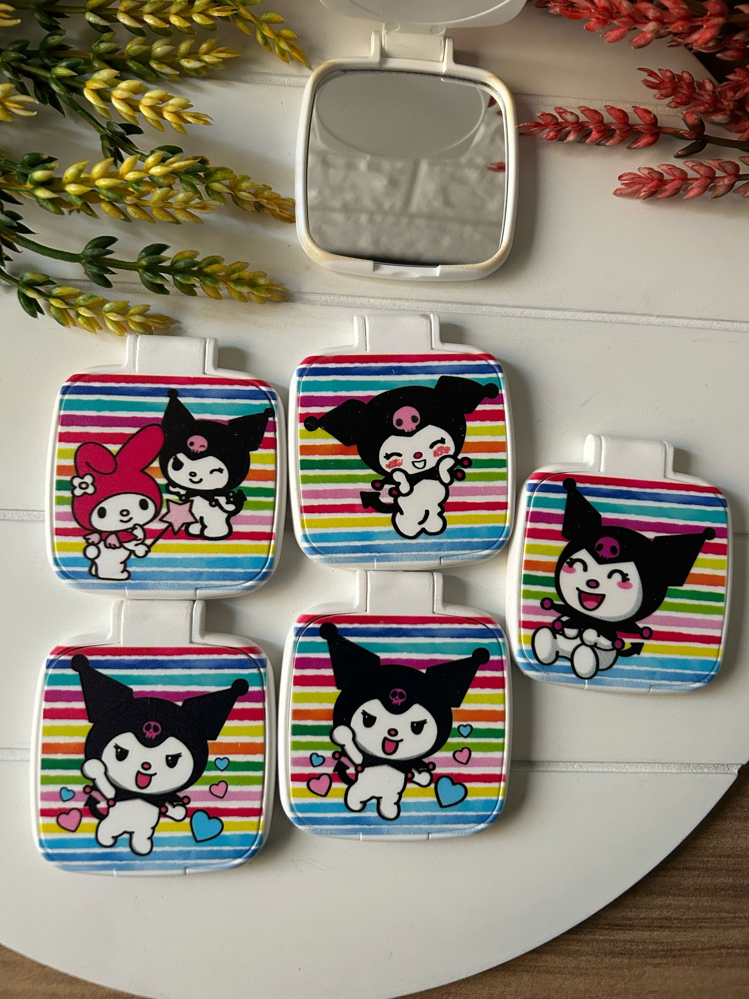 Kuromi Temalı Kare Pleksi Ayna