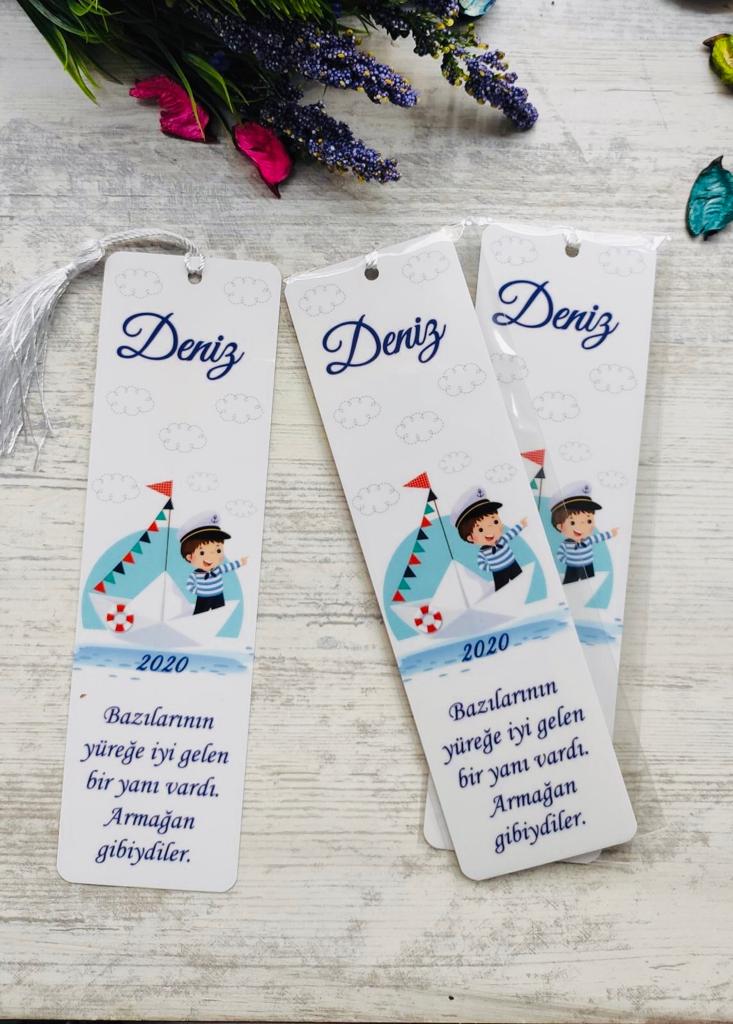 Deniz Temalı Kitap Ayracı