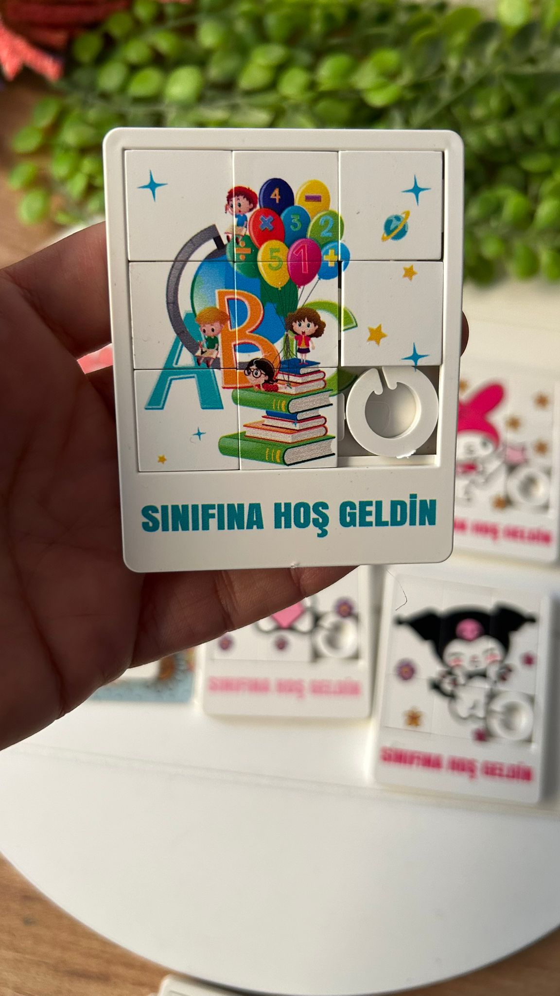 Okul-Öğrenci-Tatil Temalu Puzzle