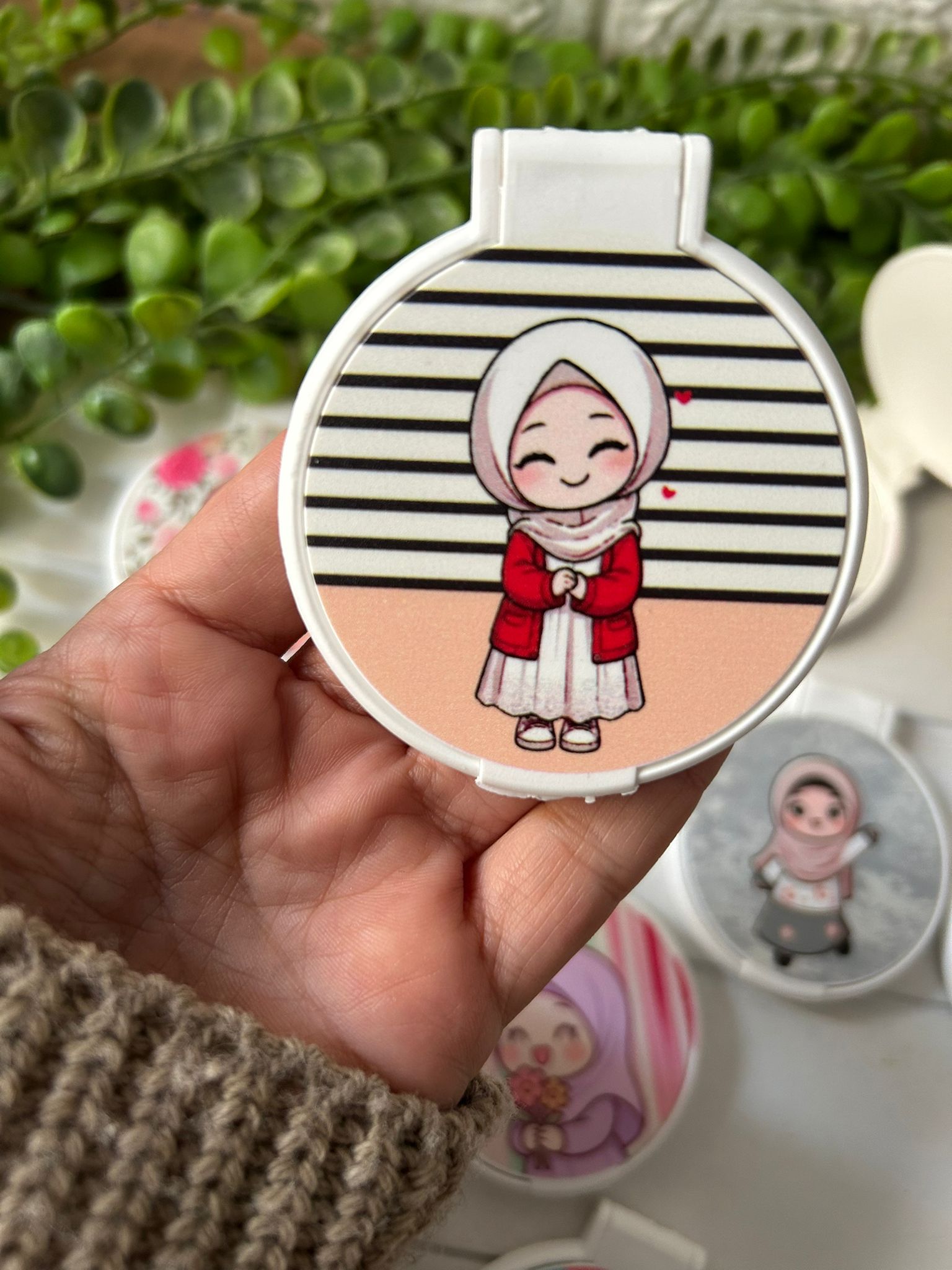 Kuran Kursu  Temalı Kare Pleksi Ayna