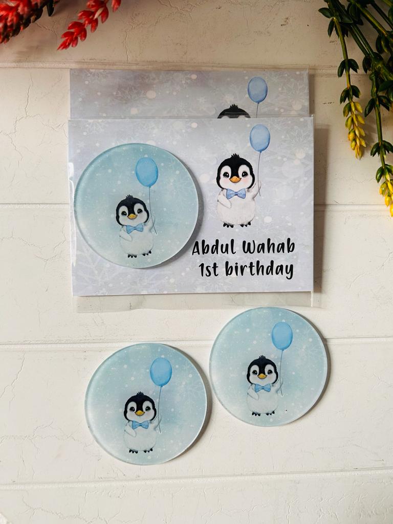 Penguen Temalı Pleksi Magnet