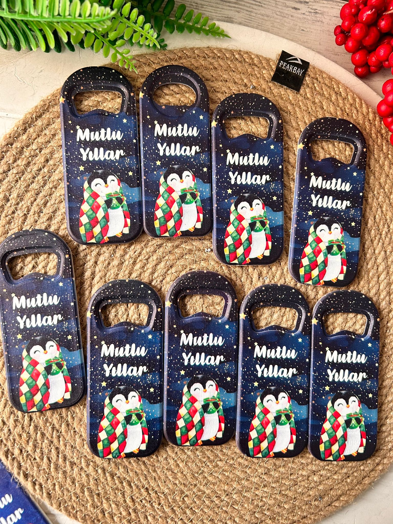 NoelTemalı  Uzun Açacak Magnet