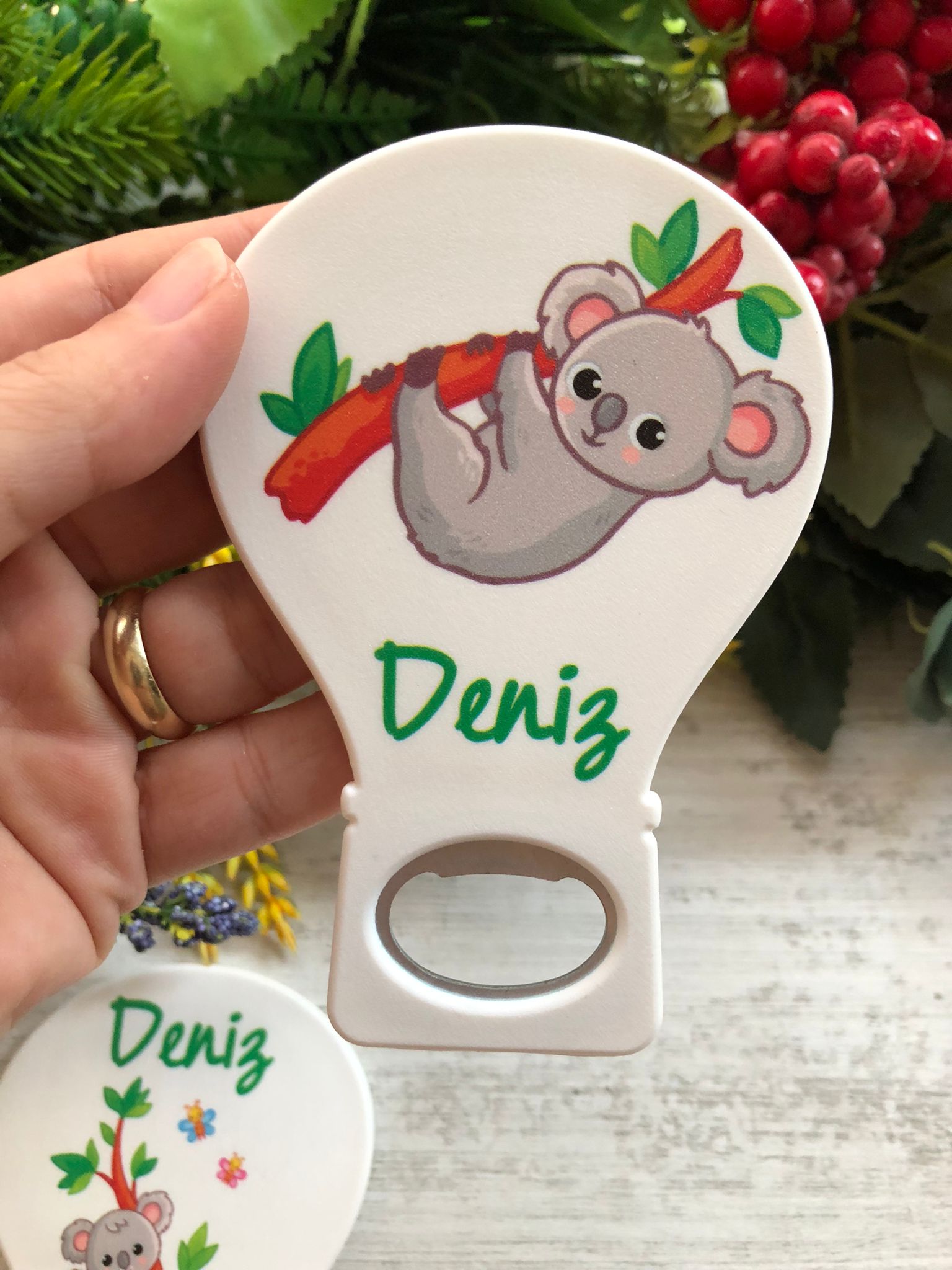Balon Açacak Magnet Koala Temalı