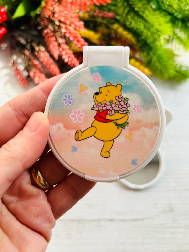 WİNNİ THE POOH  TEMALI YUVARLAK PLEKSİ AYNA