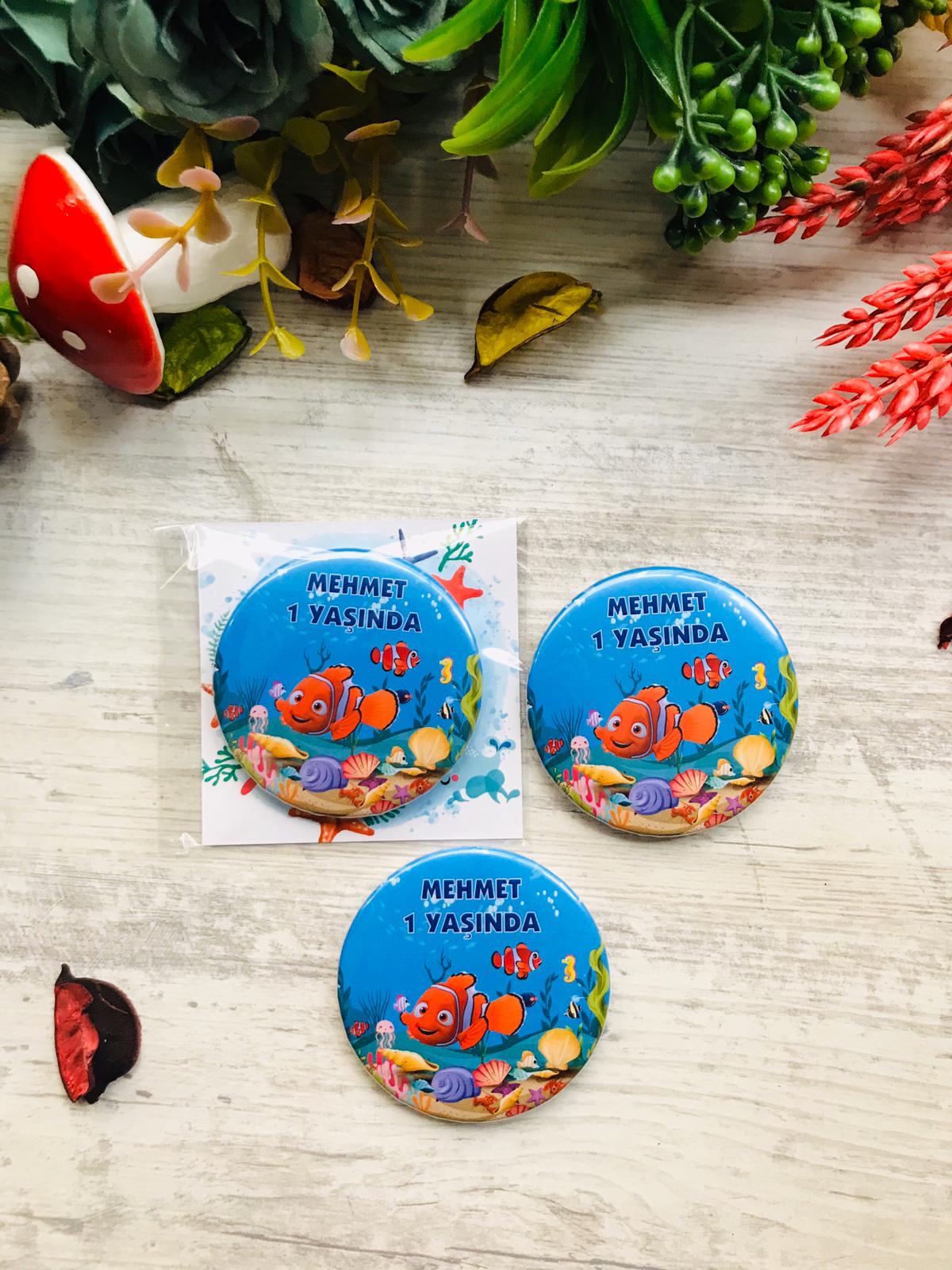 Erkek Çocuk Açacak Magnet Kayıp Balık Nemo Temalı