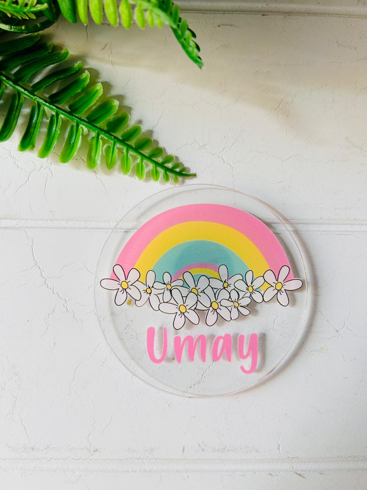 Gökkuşağı Temalı Pleksi Magnet