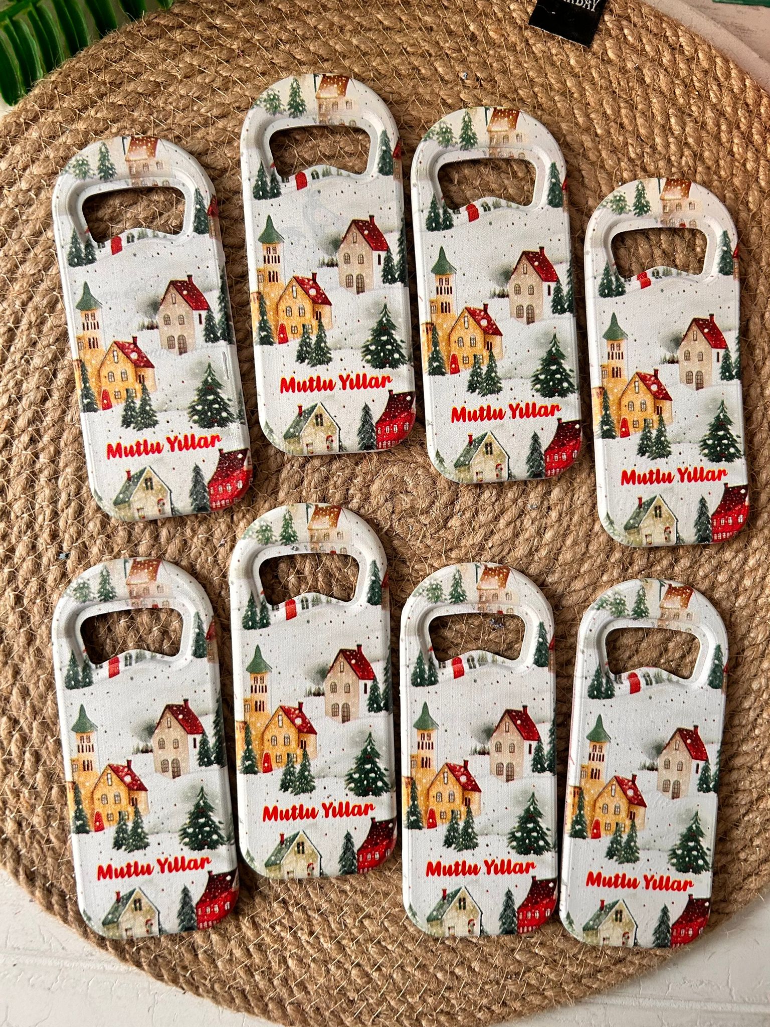 Noel Yeni Yıl  Temalı  Uzun Açacak Magnet