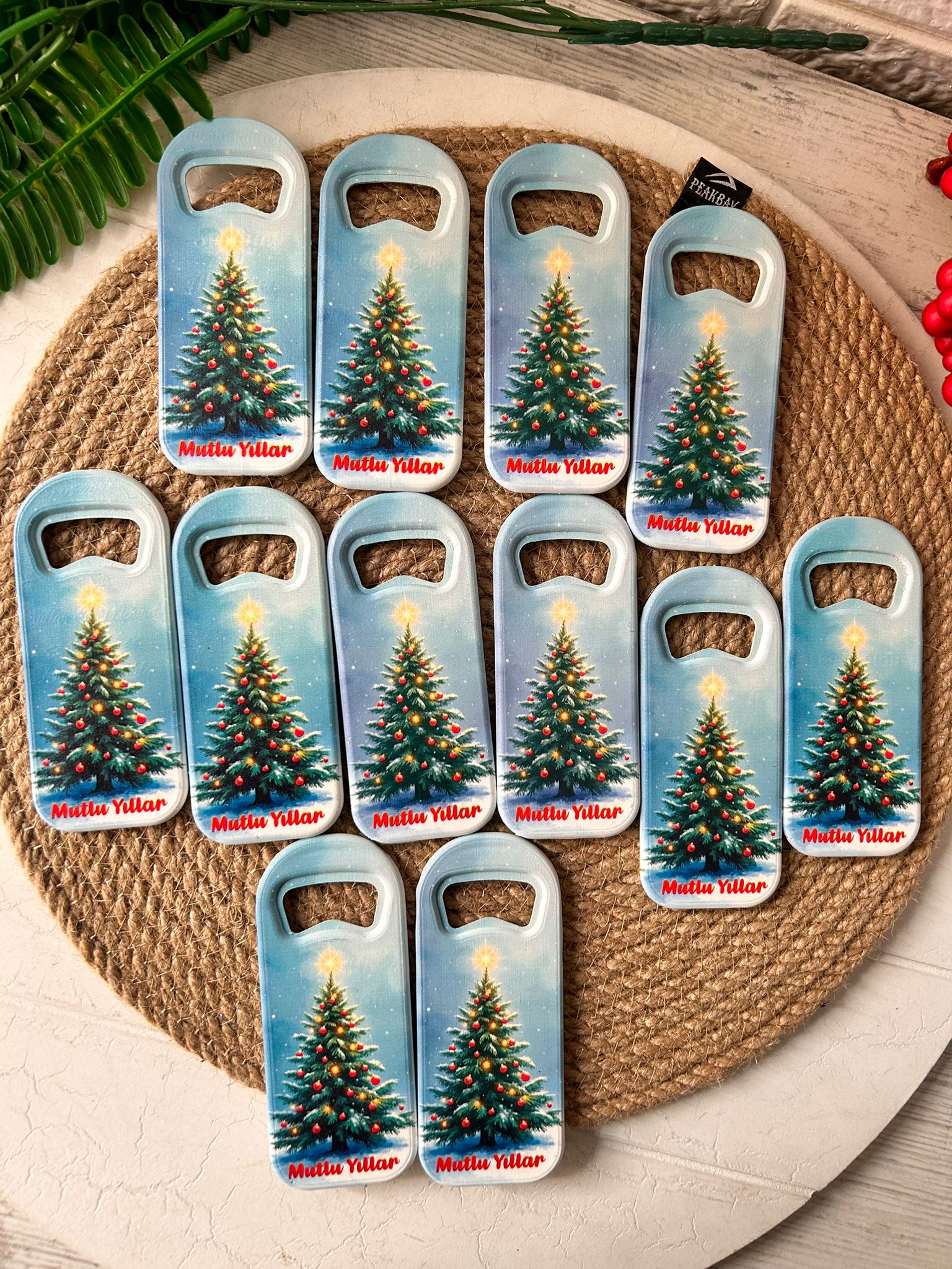 Noel Yeni Yıl  Temalı  Uzun Açacak Magnet