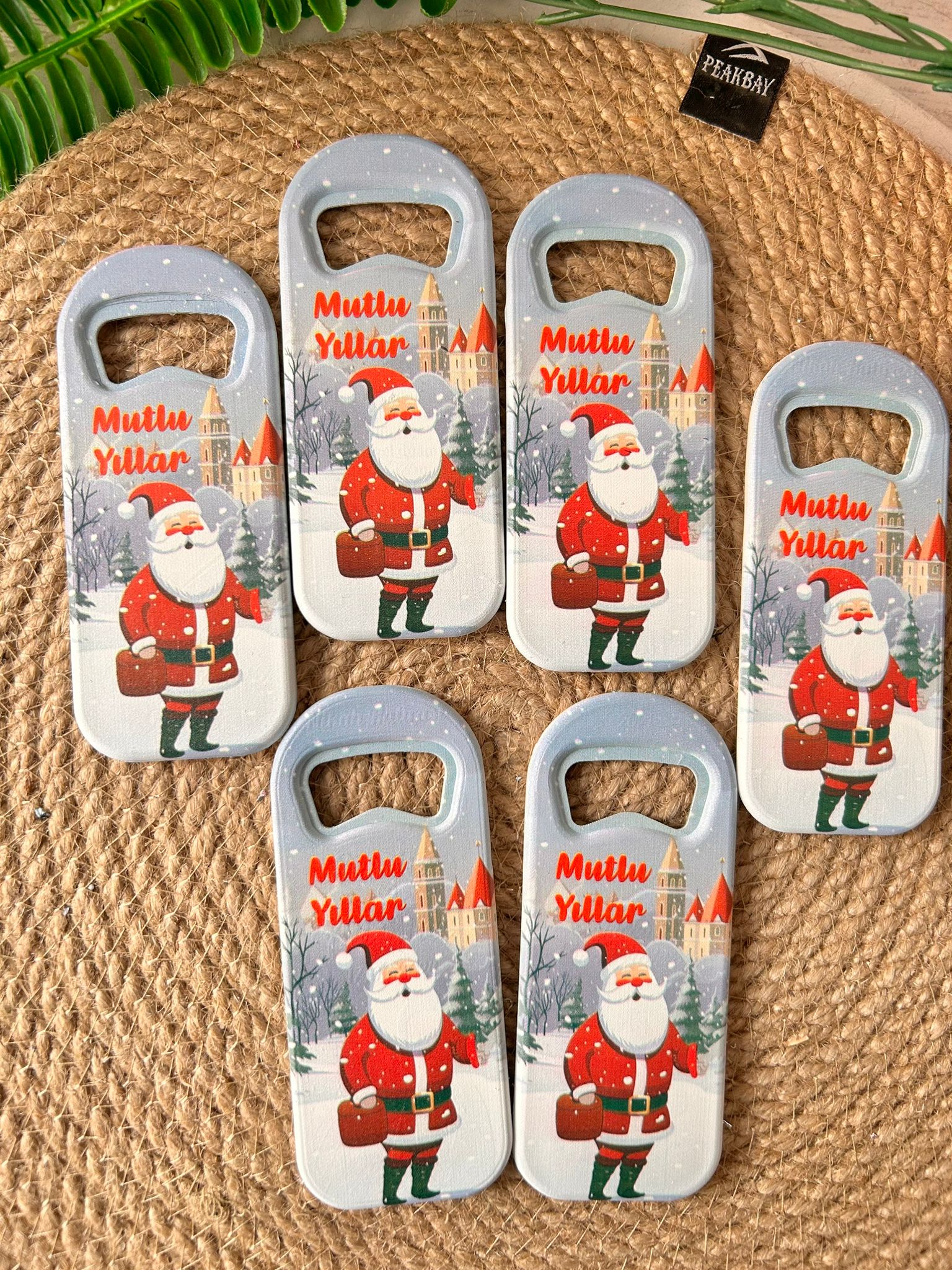 Noel Yeni Yıl  Temalı  Uzun Açacak Magnet
