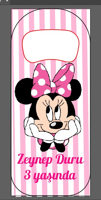 Minnie Mouseı  Uzun Açacak Magnet