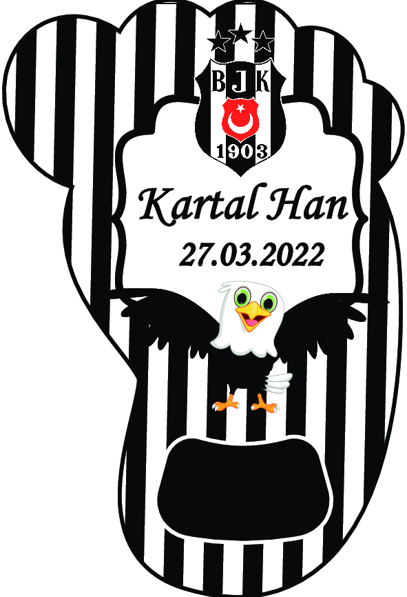 Ayak İzi Açacaklı Magnet Kartal Temalı