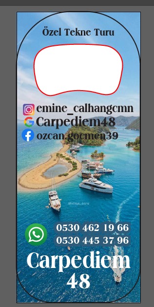KİŞİYE ÖZEL  UZUN AÇACAKLI MAGNET