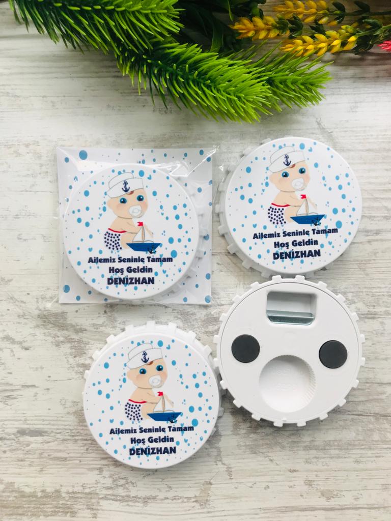 KAPAK AÇACAK MAGNET DENİZCİ BEBEK TEMALI